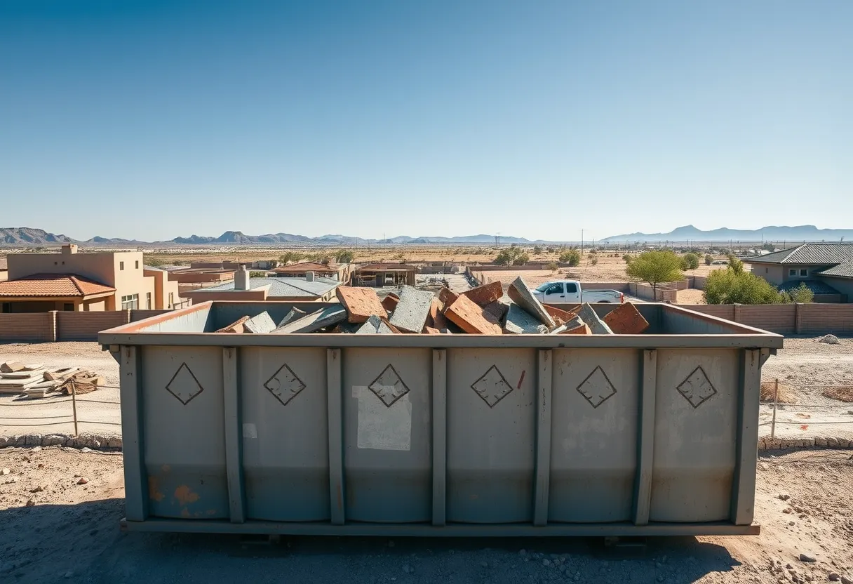 Concrete & Heavy Debris Dumpsters in Rio Rancho, NM